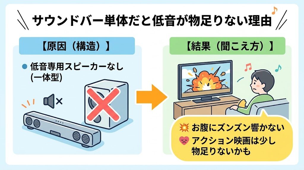 フィリップス　TAB5109　デメリット　重低音はひかえめ