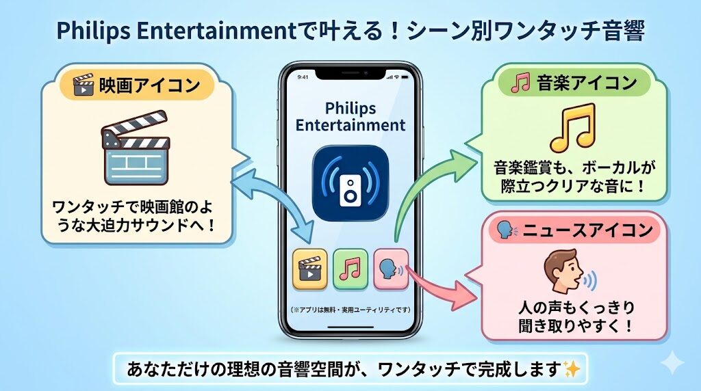 フィリップス　アプリ　図解