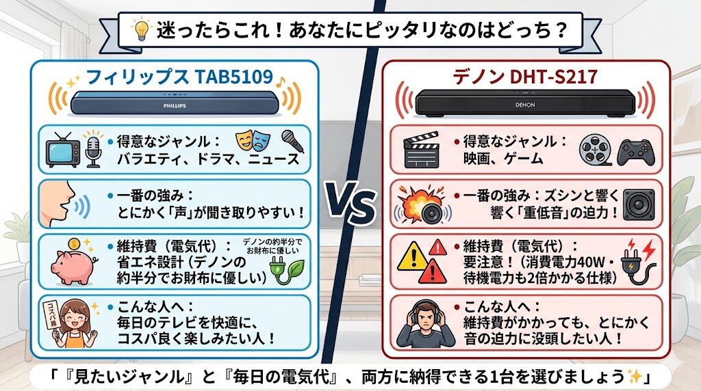 フィリップス　デノン　どっち