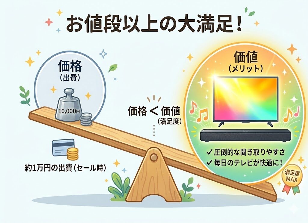 コストパフォーマンスが良い