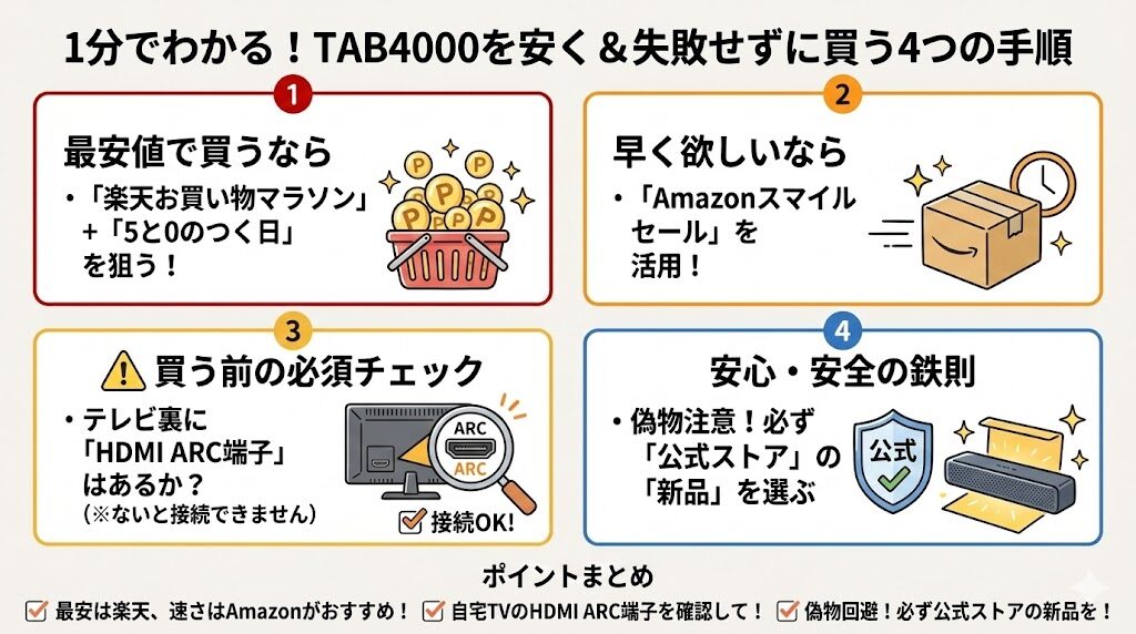 フィリップス　TAB4000　安く買う方法