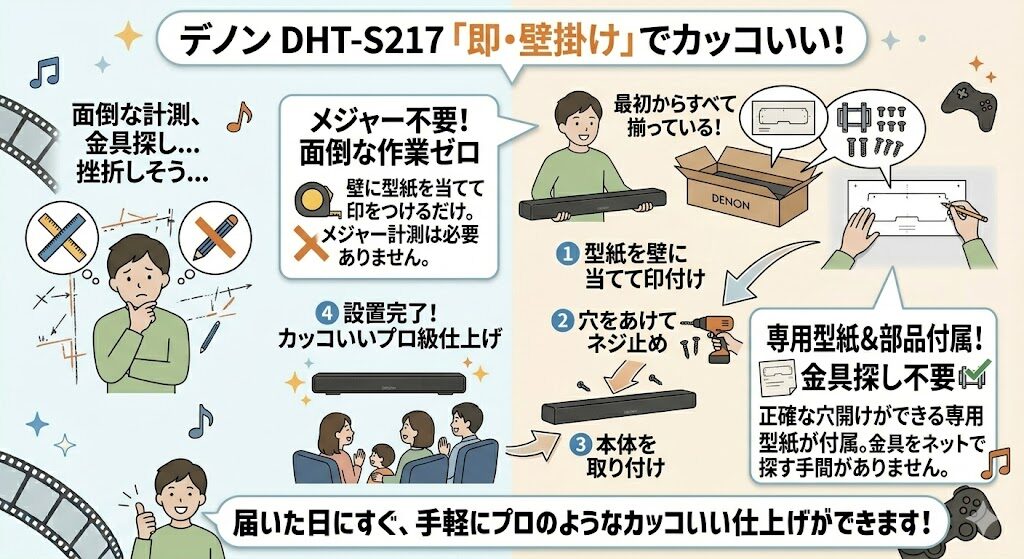 デノンDHT-S217はこんな人におすすめ
