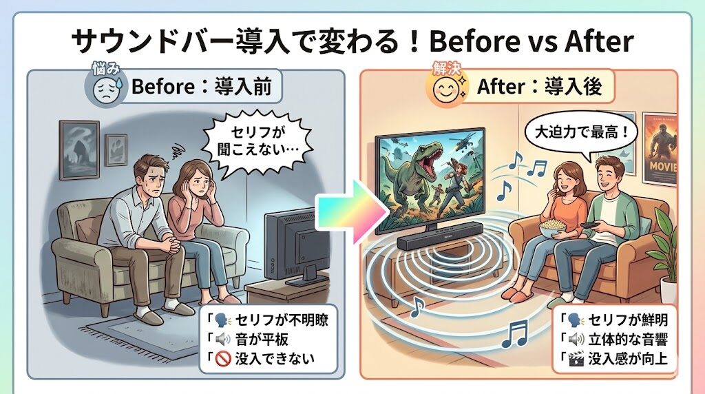 【レビュー】デノンDHT-S217！3万円台でテレビの音が映画館に 