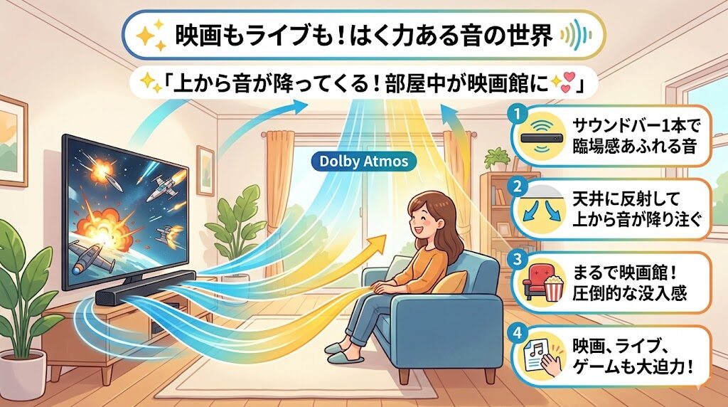 【レビュー】デノンDHT-S217！3万円台でテレビの音が映画館に 
