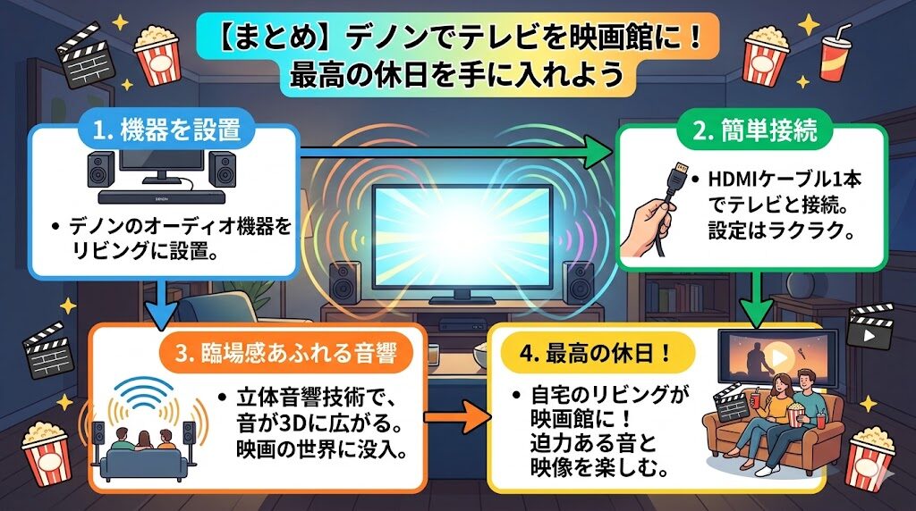 【レビュー】デノンDHT-S217！3万円台でテレビの音が映画館に 
