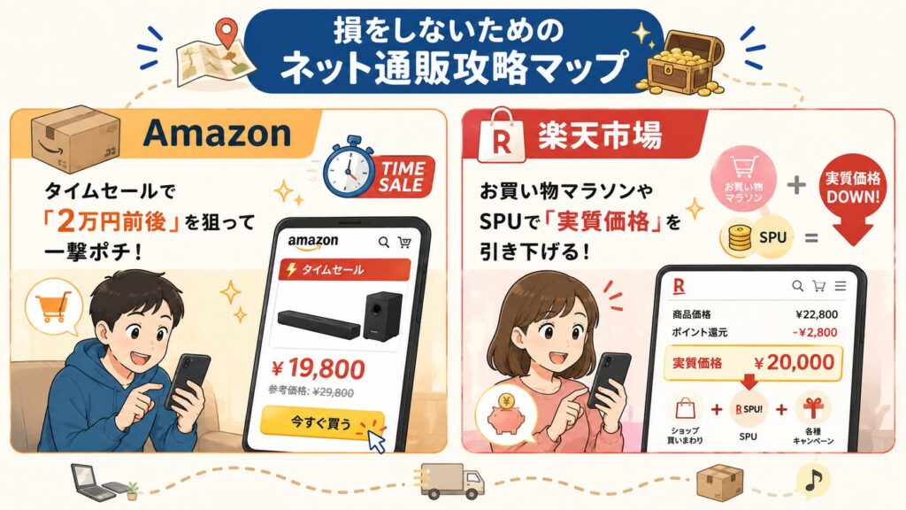 フィリップスTAB5309を安く買う方法はAmazon・楽天のセールを狙う